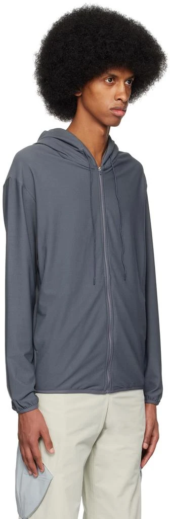 Post Archive Faction SSENSE Exclusive Gray 5.0 Center Hoodie 2