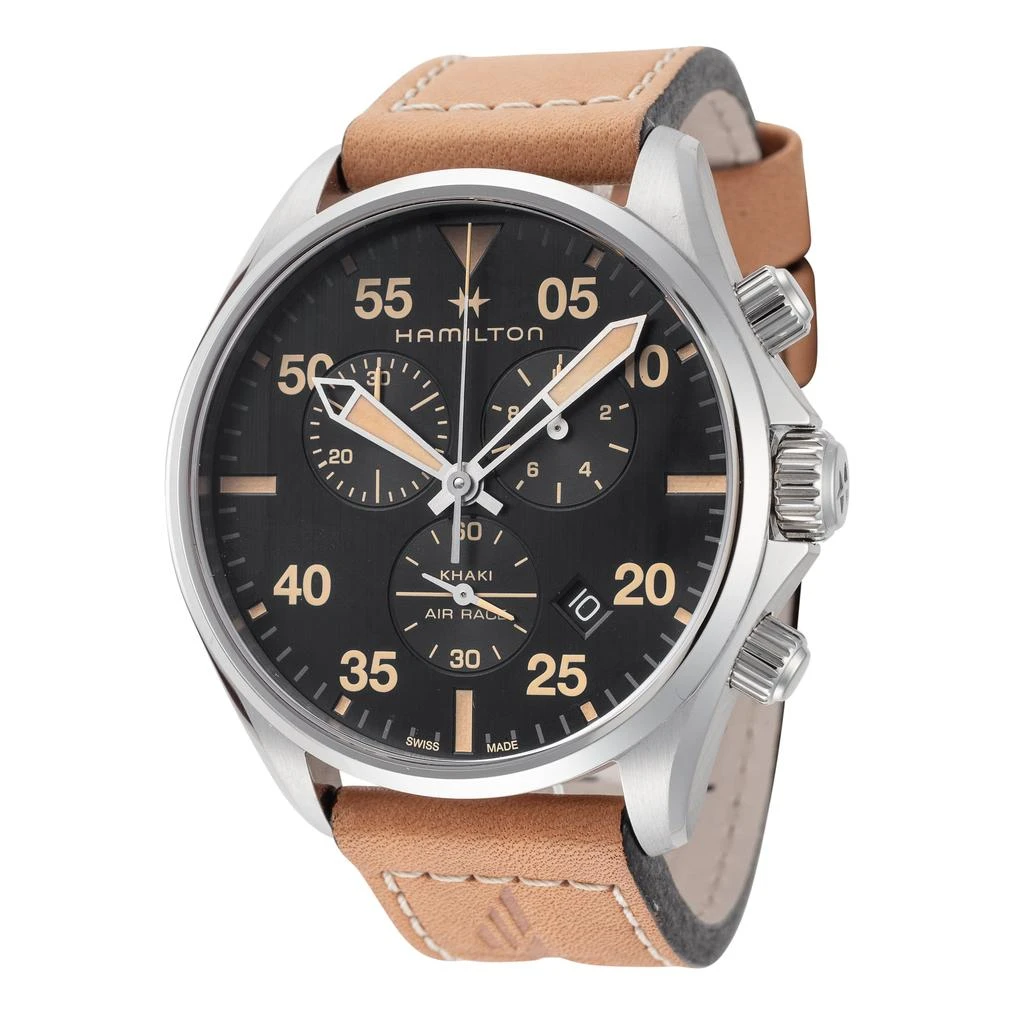 Hamilton Hamilton Men's 44mm Brown Quartz Watch H76722531 1