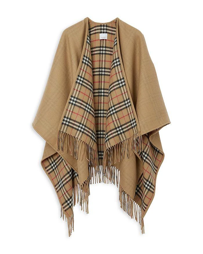Burberry Reversible Check Wool Cape 1