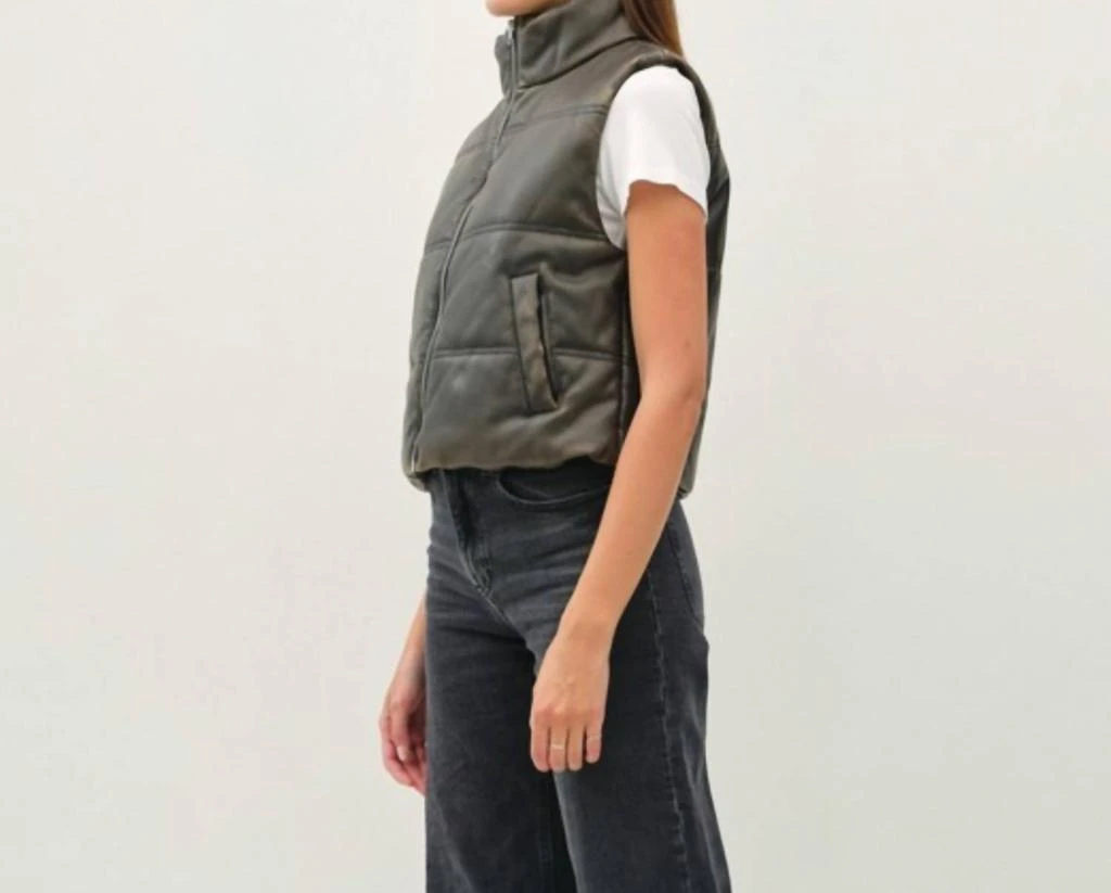 be cool Be Cool - Sofie Faux Leather Vest 3