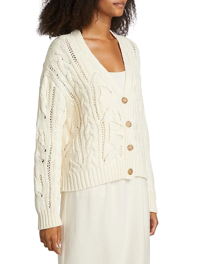 Jenni Kayne Audrey Cotton V-Neck Cardigan 4