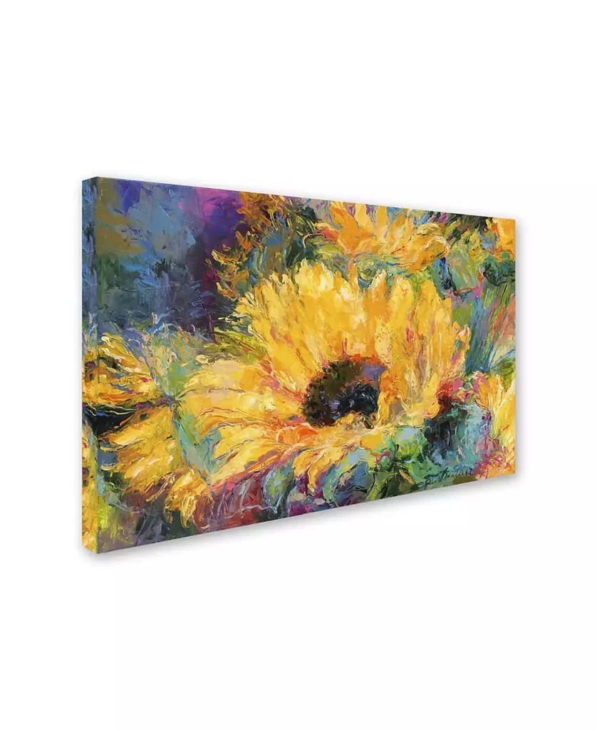 Trademark Global Richard Wallich 
Blue Sunflowers
 Canvas Art - 12" x 19" 2