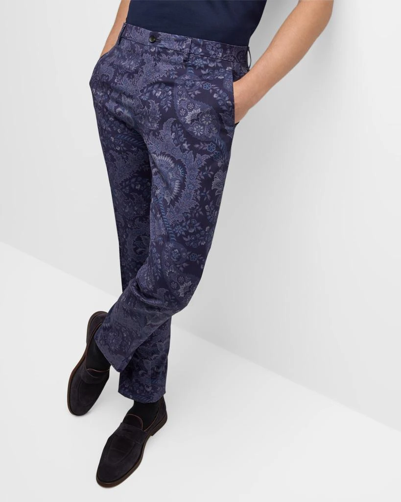 ETRO Men's Lightweight Paisley Trousers 6