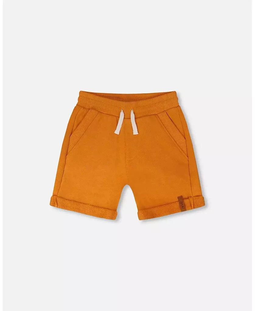 Deux par Deux Toddler Boys French Terry Shorts Orange - Toddler|Child