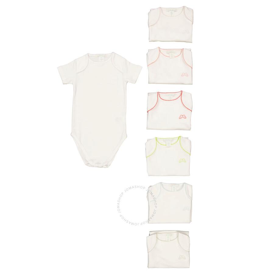 Marie Chantal Infant Set Of 7 Picot Onesies