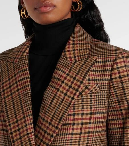 VERONICA BEARD Sevyn plaid virgin wool blazer 4