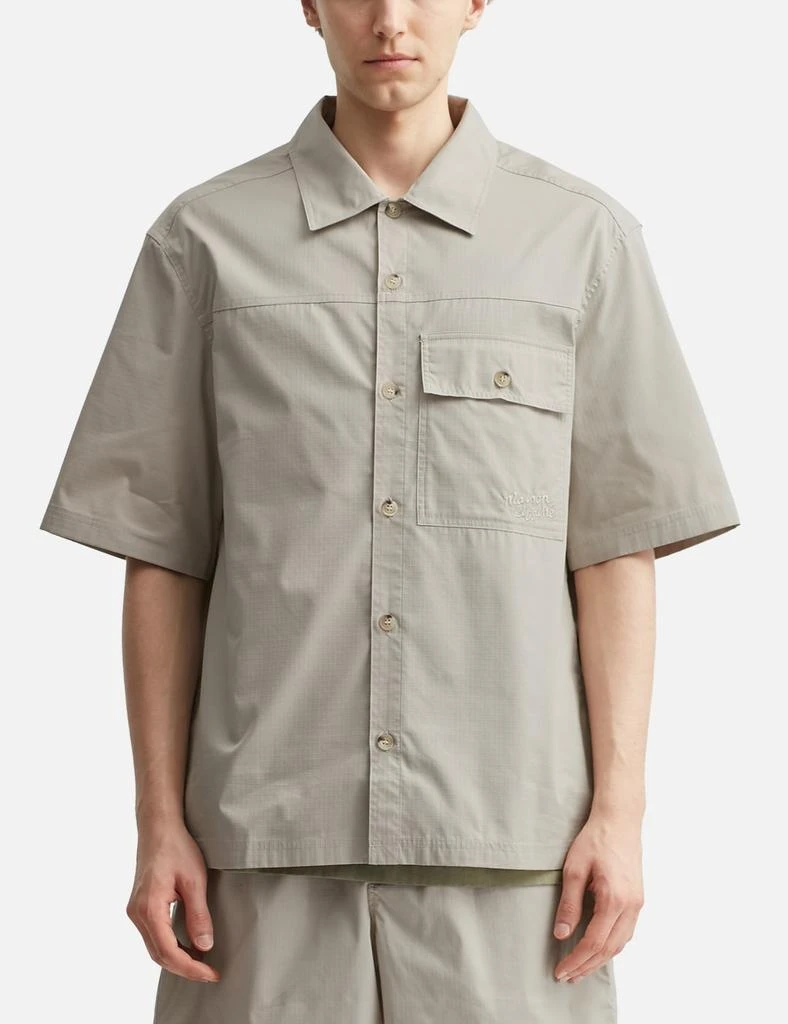 Maison Kitsune Short Sleeve Overshirt 3