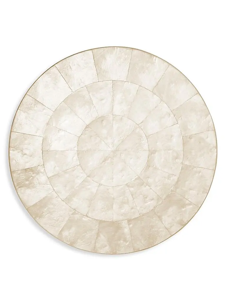Kim Seybert Round Capiz Placemat