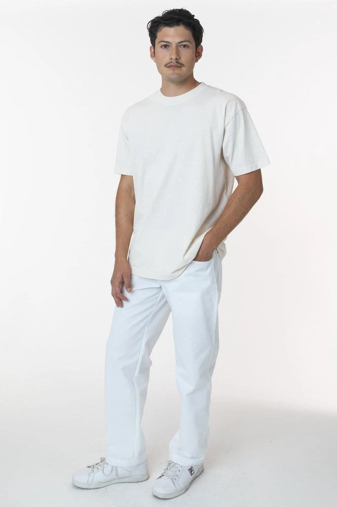 Los Angeles Apparel RTWL01 - Twill Work Pants White 1