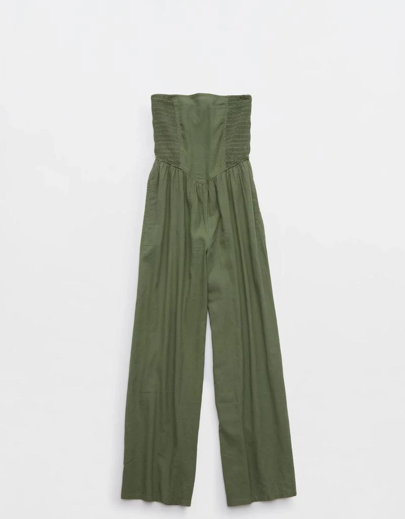 Aerie Aerie Strapless Smocked Jumpsuit 3