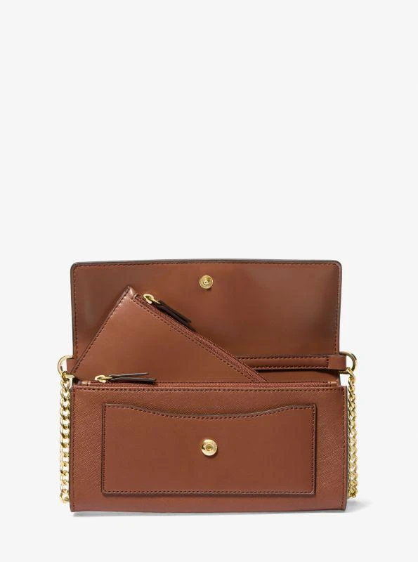 Michael Kors Jet Set Medium Saffiano Leather 2-in-1 Convertible Crossbody Bag 5