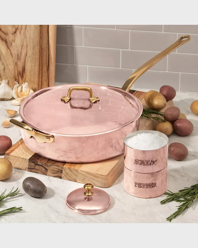 Coppermill Kitchen Cellar Vintage Inspired Copper Salt & Pepper Set 3