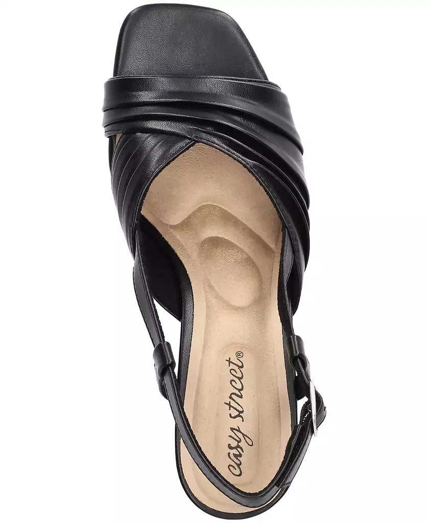 Easy Street Women's Lucie Square Toe Sandals 4