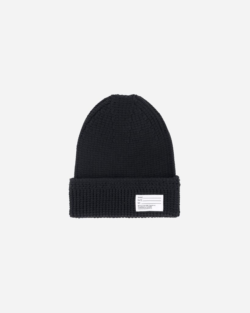 帽子 visvim KNIT BEANIE(cotton) VisVim Knit Cotton Beanie Black - Hats - BeyondStyle