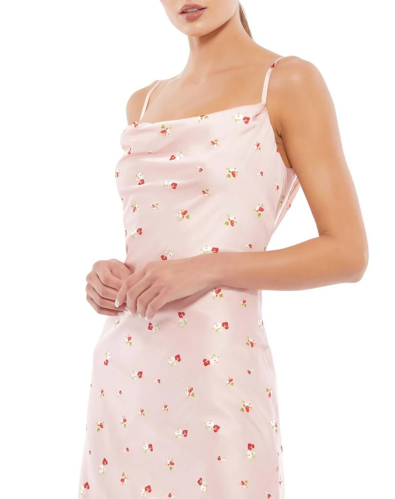 Ieena for Mac Duggal Floral Pink Mini Dress 3