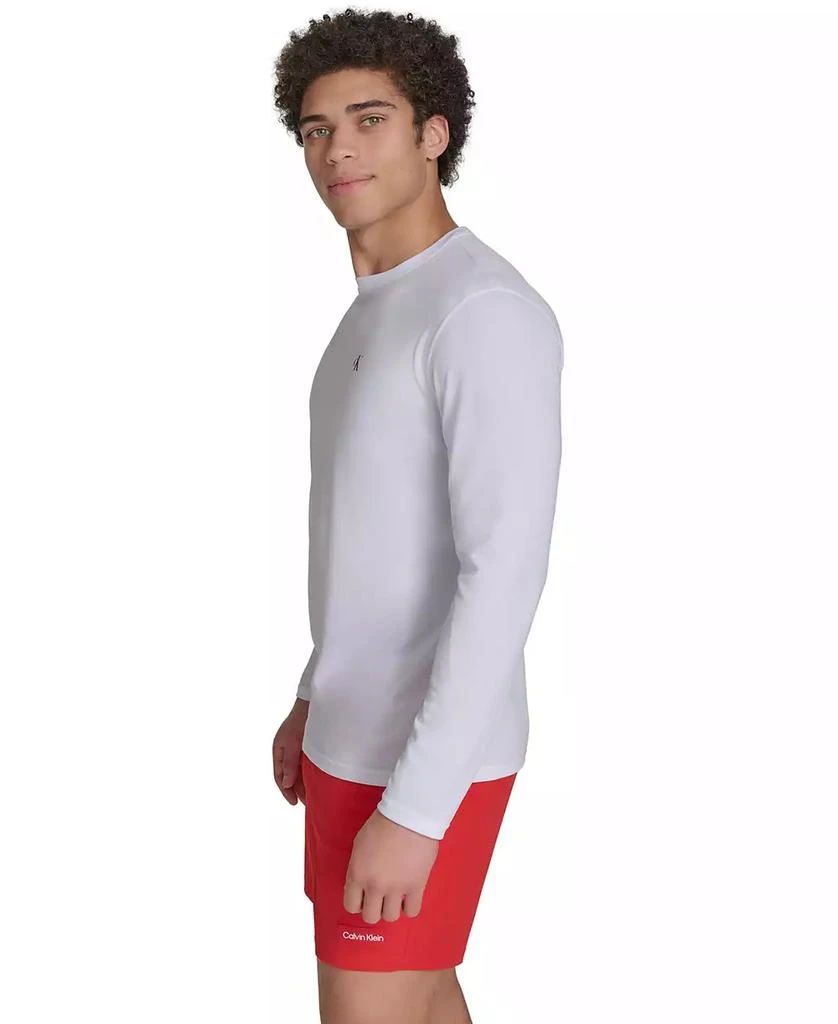 Calvin Klein Men's Monogram Long-Sleeve Swim Rash Guard 3