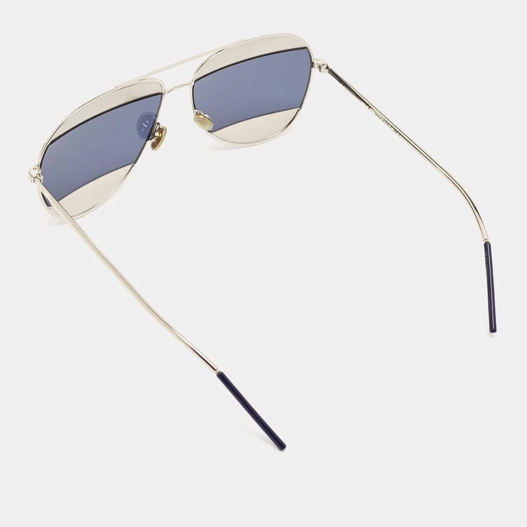 Dior Dior Silver/Blue 010KU DiorSplit 1 Aviator Sunglasses 3