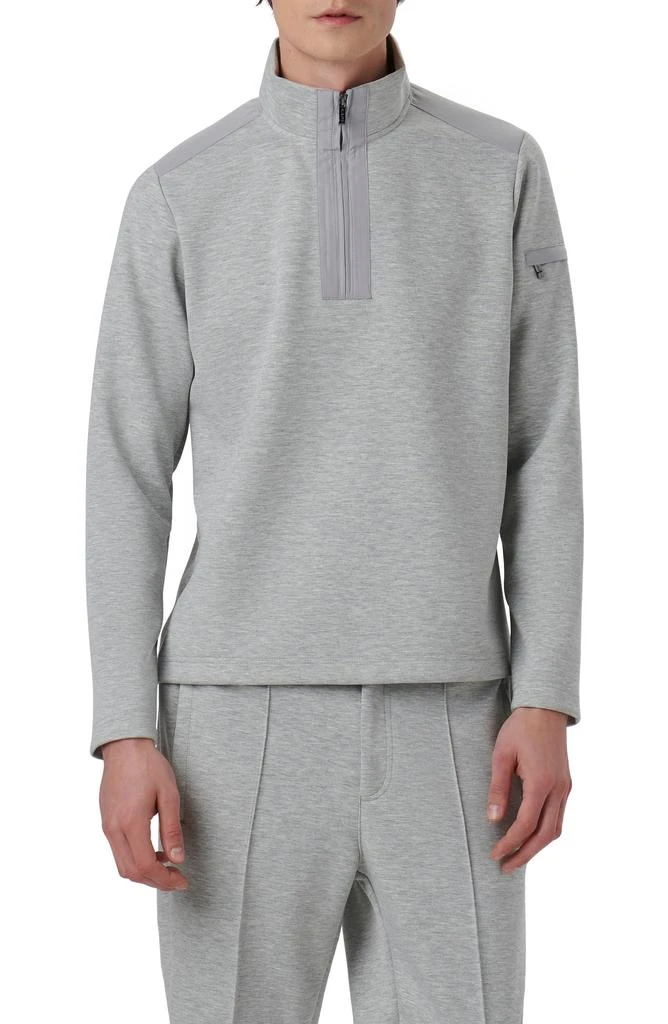 BUGATCHI Soft Touch Quarter Zip Pullover 1