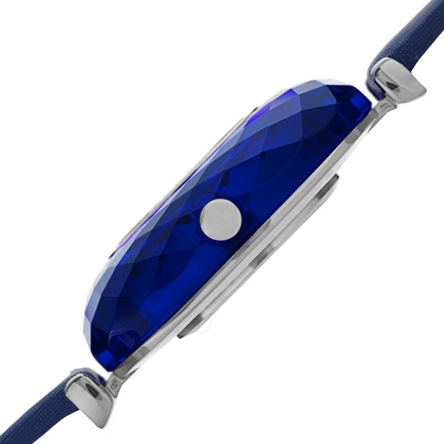 Burgi Faceted Crystal Bezel Diamond Blue Dial Ladies Watch BUR252BU 3
