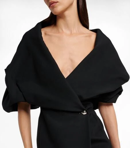 Khaite Truman puff-sleeve maxi dress 4