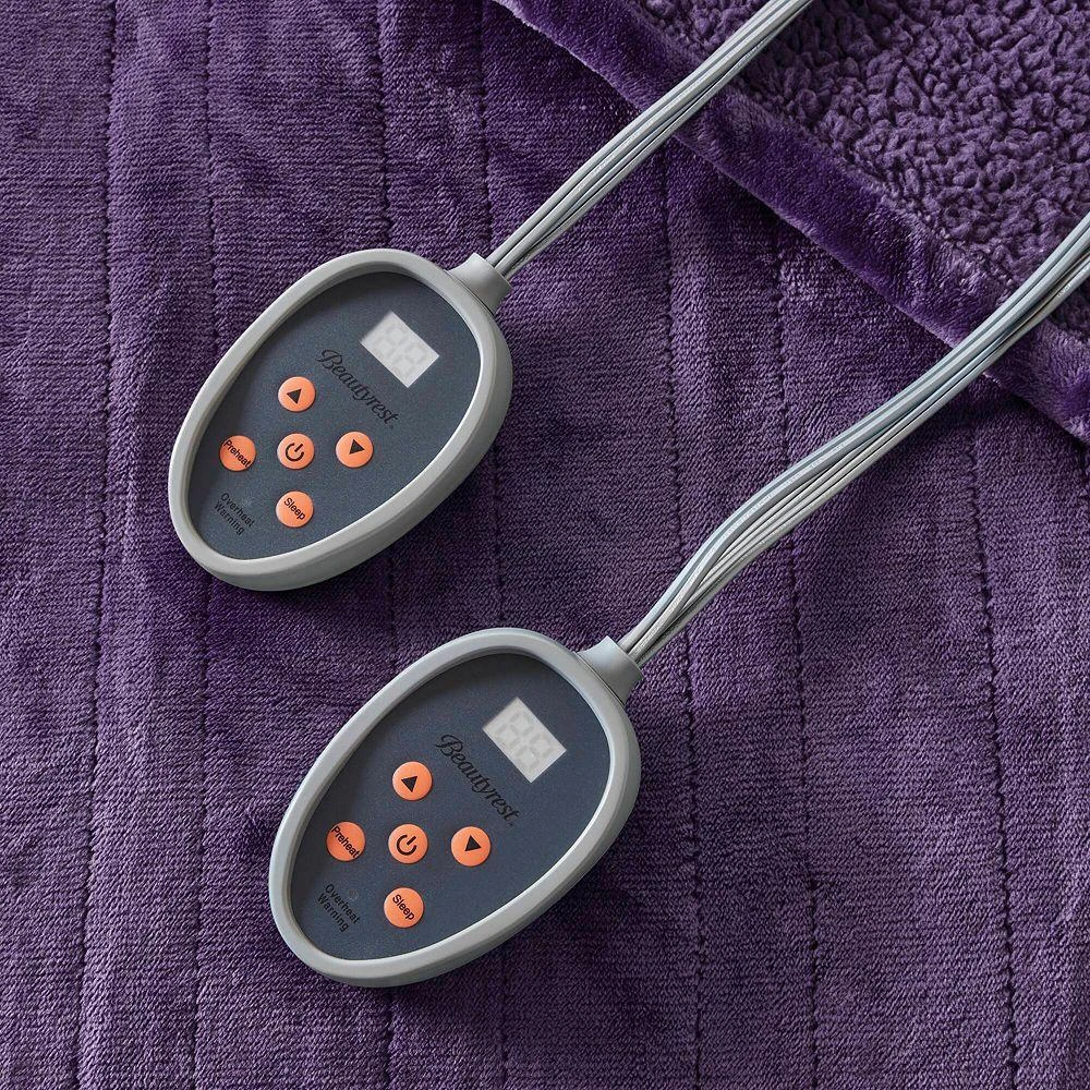 Beautyrest Heated Microlight to Berber Blanket, King 8