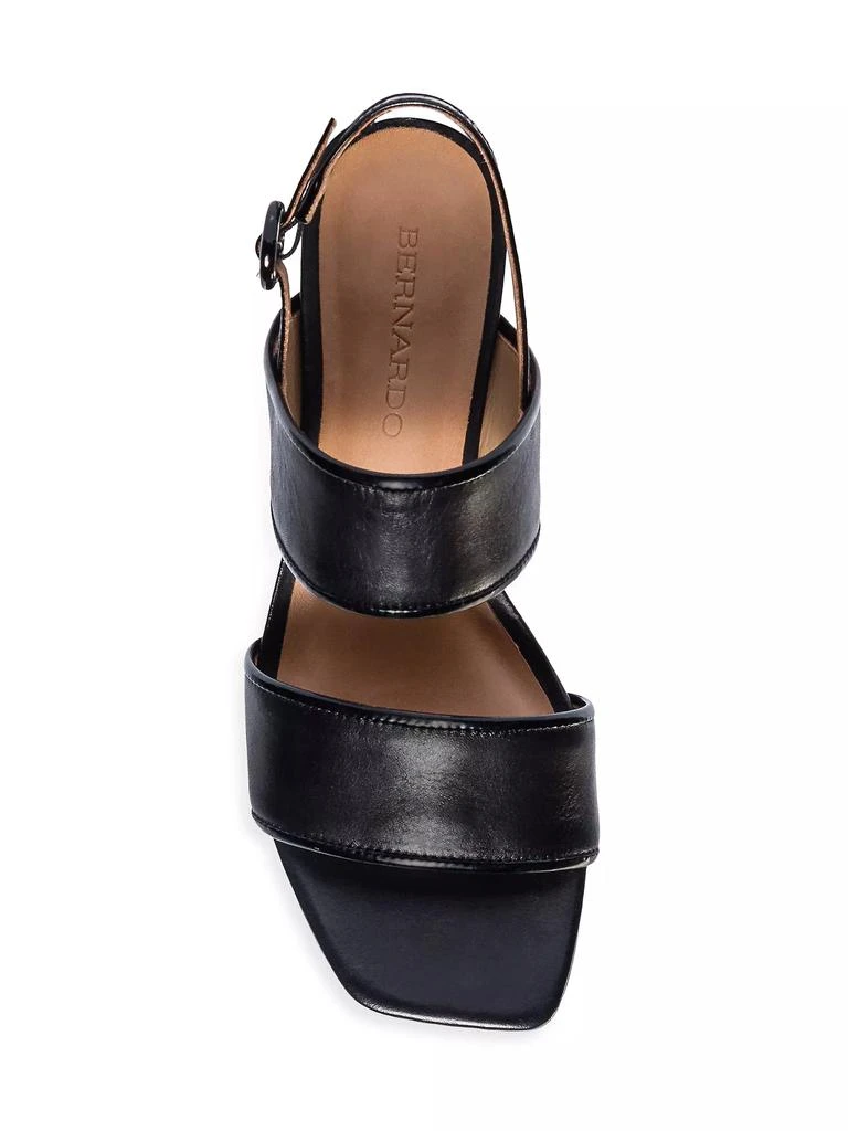 Bernardo Jasper Leather Slingback Sandals 3