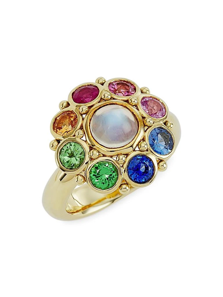 Temple St. Clair Celestial 18K Yellow Gold & Multi-Stone Stella Cluster Ring 1