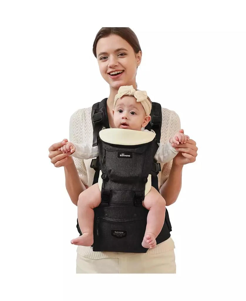 Sunveno 3-in-1 Ergonomic Hip Seat Baby Carrier for Newborns to Toddlers 3