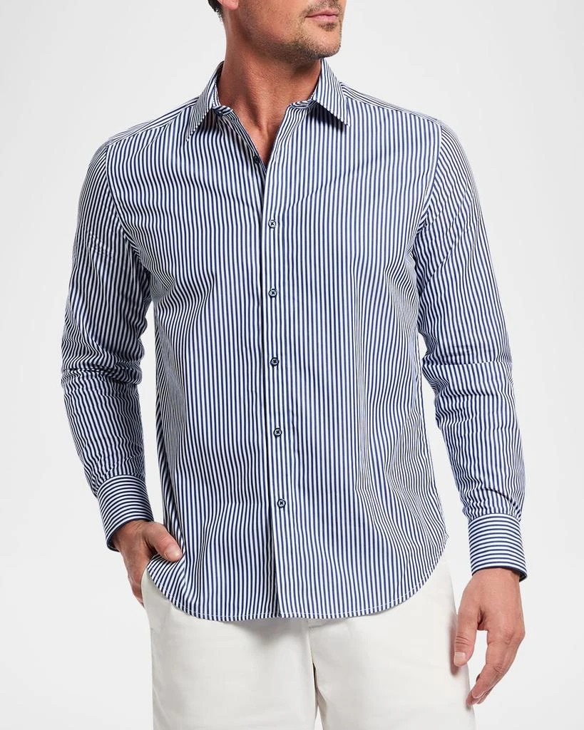 Robert Graham Men's Greenwich Stripe Sport Shirt 4