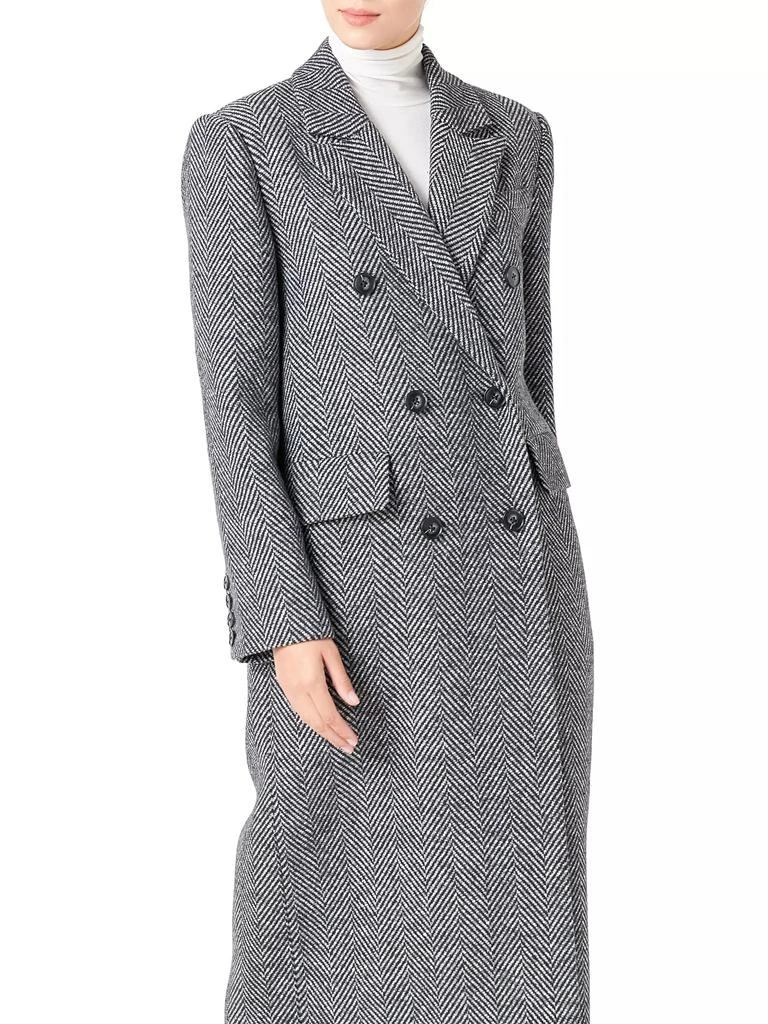 Endless Rose Herringbone Double Breasted Coat 4