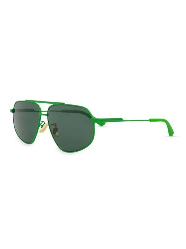 Bottega Veneta 61MM Aviator Sunglasses 2