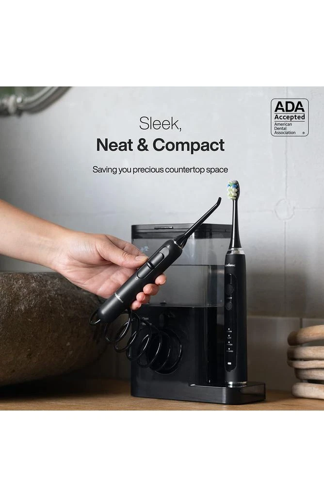 AquaSonic Home Dental Center PRO - Black Series Pro+Oral Irrigator 7