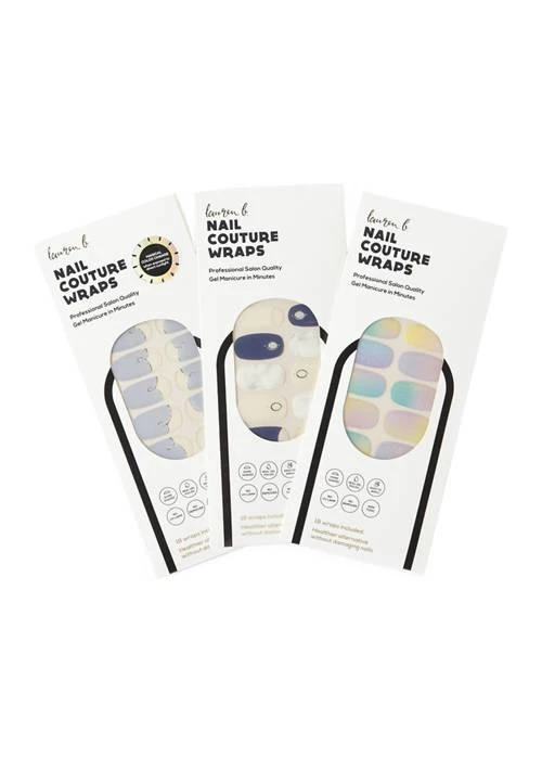 Lauren B Beauty B Beauty Assorted Pre Pack Nails   Blue 1