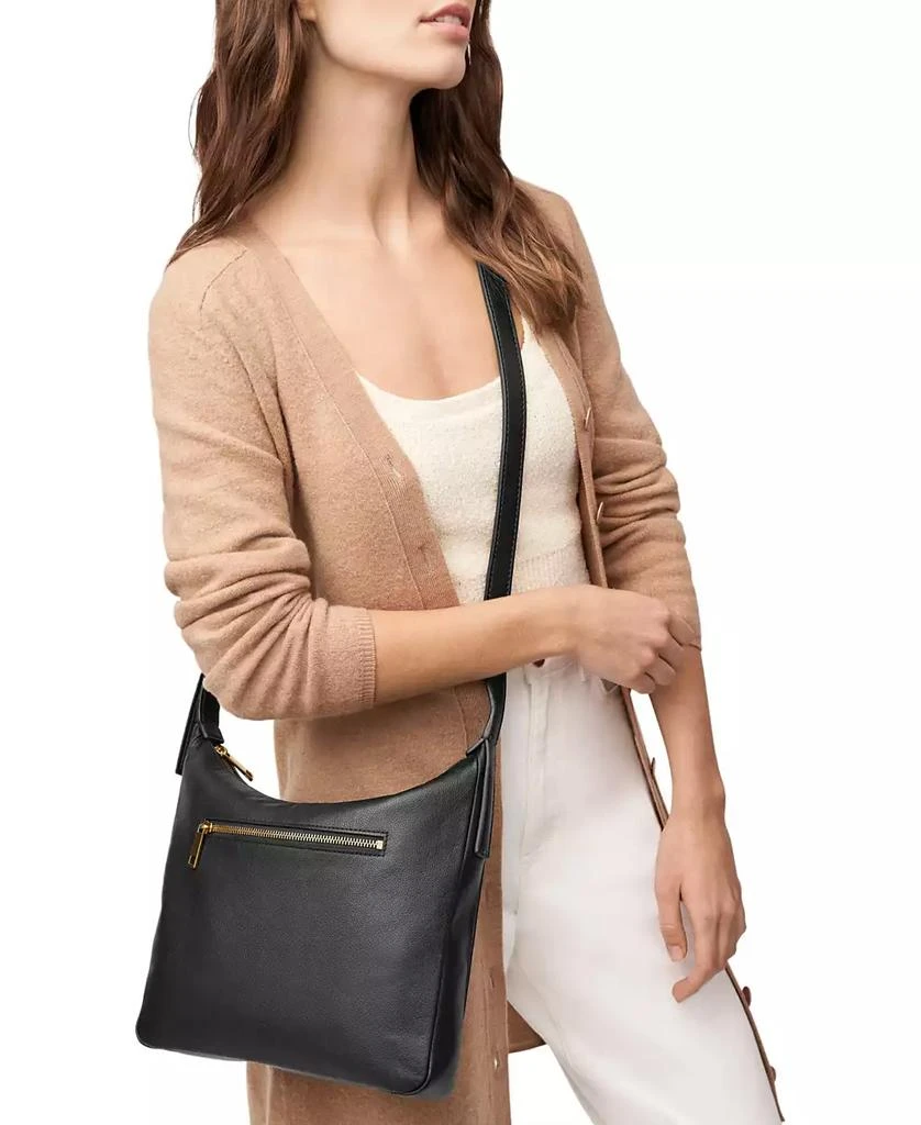 Fossil Cecilia Leather Top Zip Crossbody Bag 5