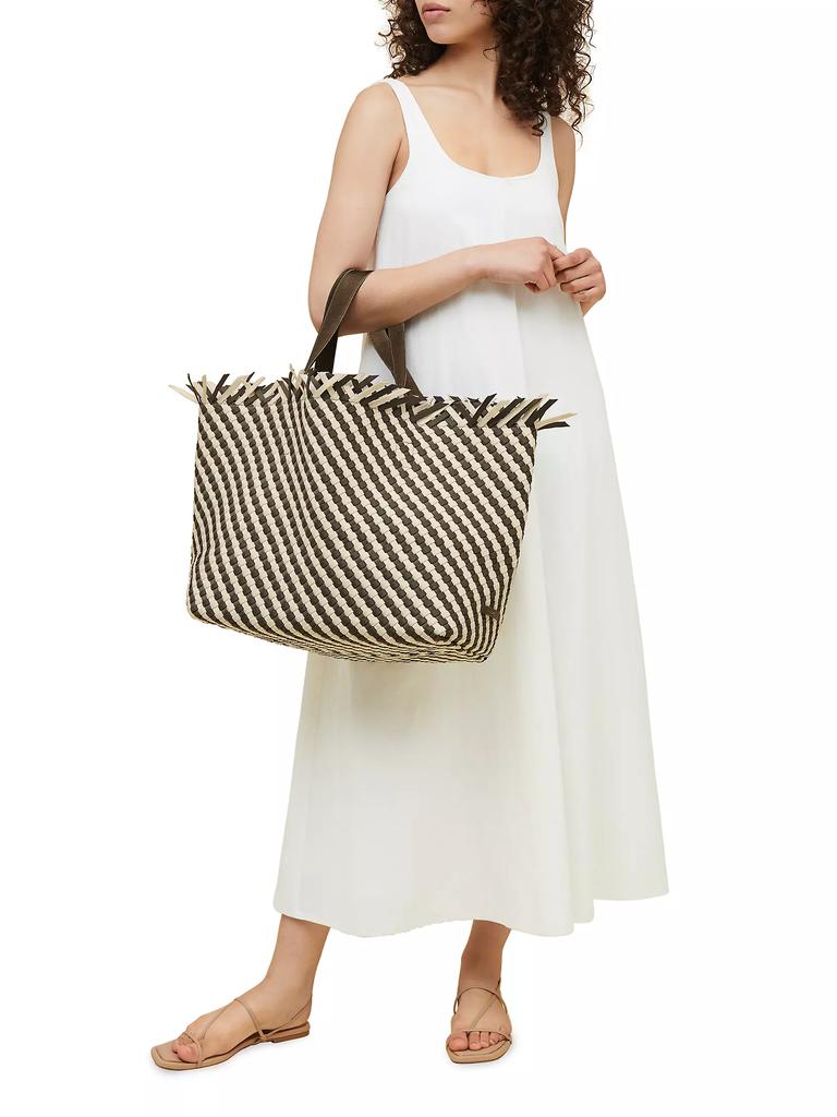 Naghedi Havana Large Stripe Tote Bag