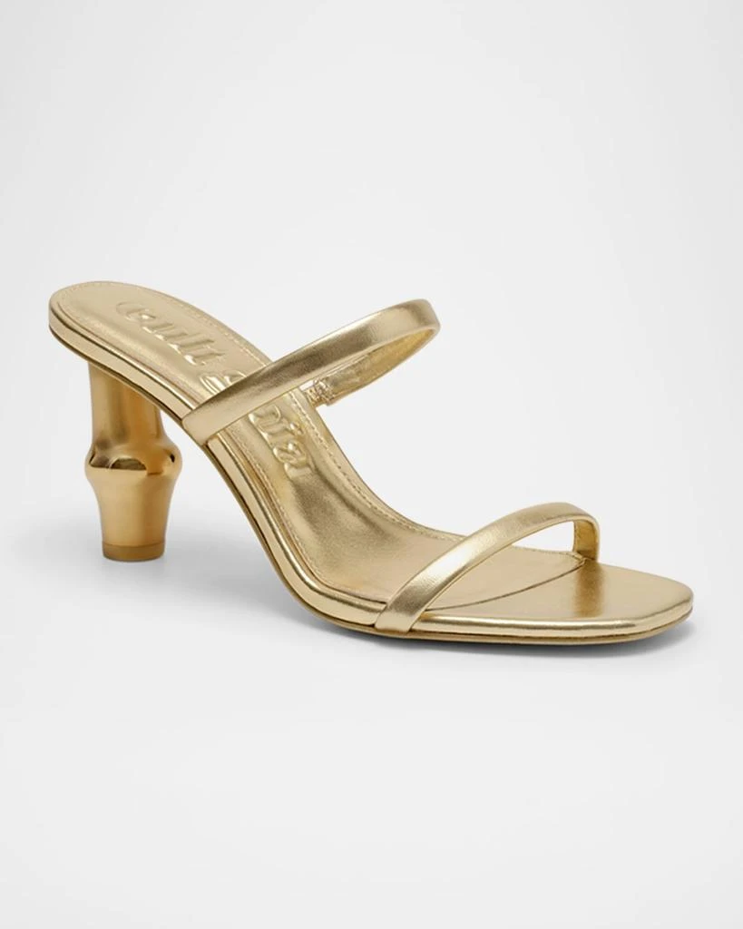 Cult Gaia Bambu Leather Sandals 2