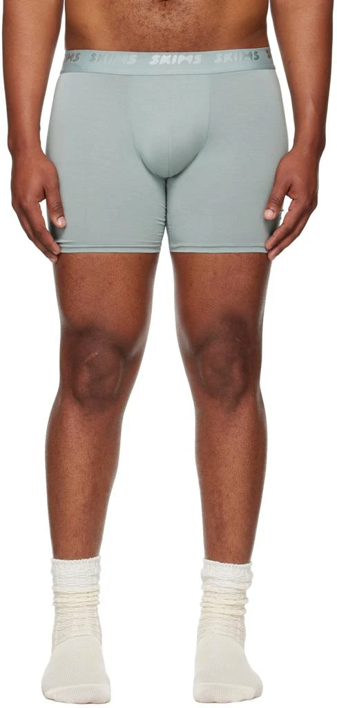 SKIMS Three-Pack Multicolor SKIMS Stretch 5" Boxer Briefs 4