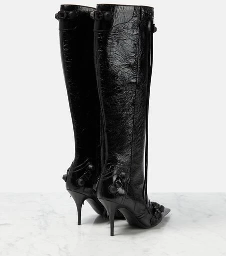 Balenciaga Cagole leather knee-high boots 3