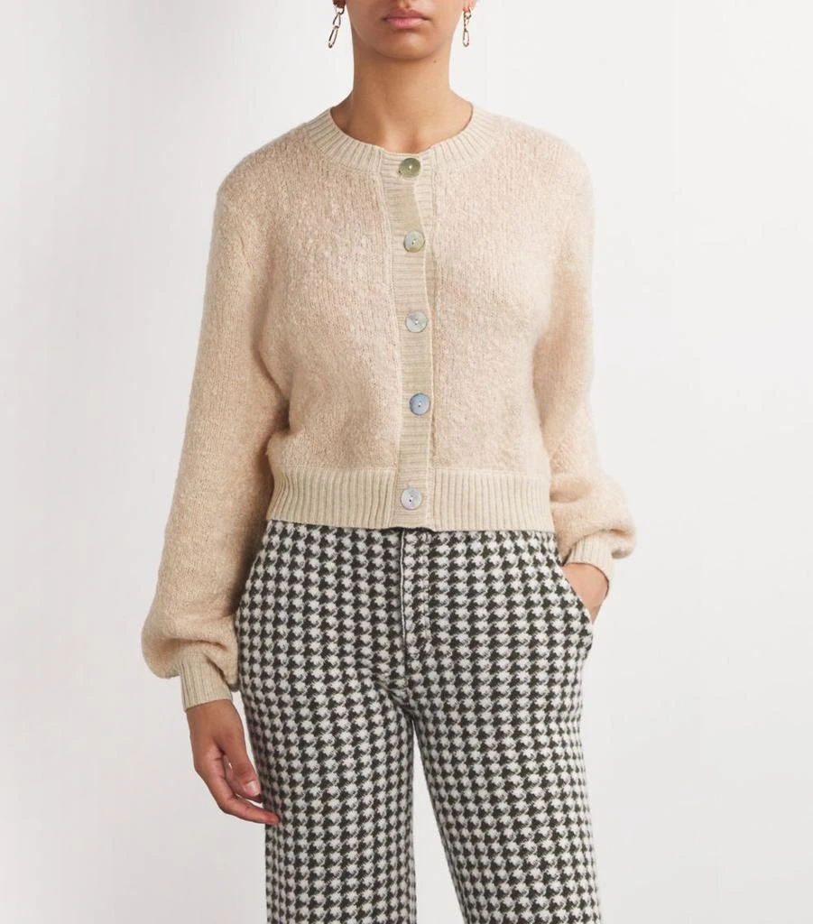 CRUSH CASHMERE Mohair Bouclé Jackson Cardigan 3