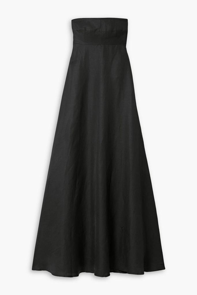 Bondi Born Montenegro strapless woven maxi dress