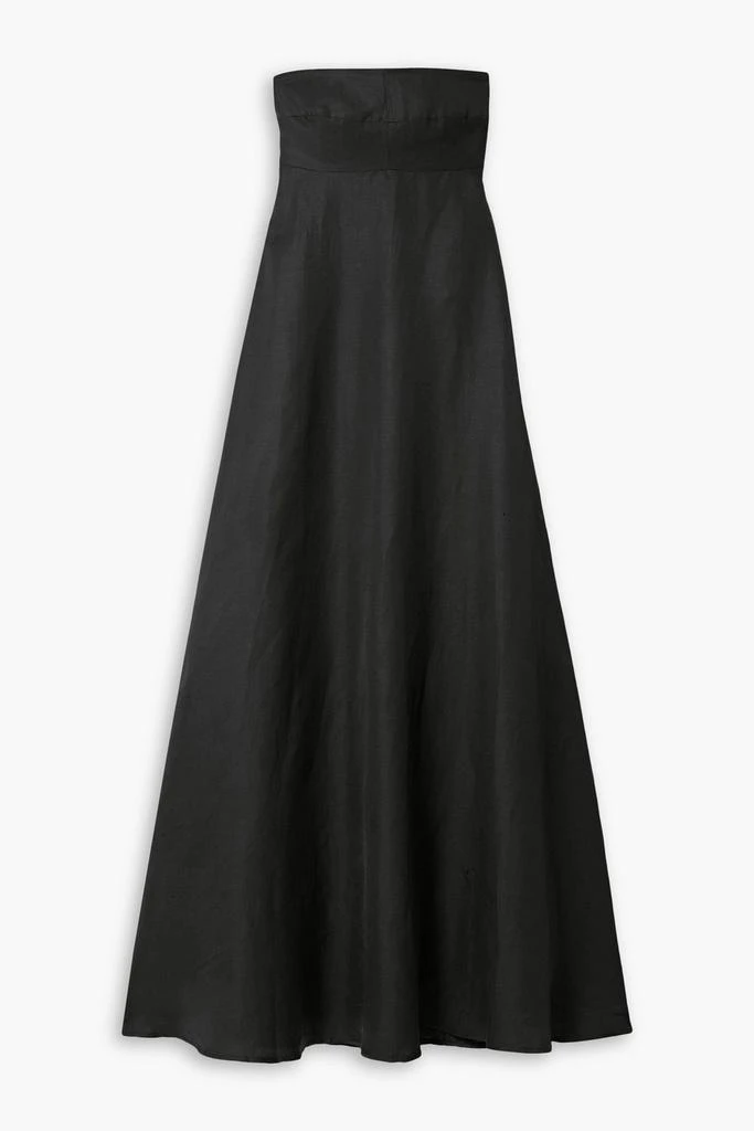 Bondi Born Montenegro strapless woven maxi dress 1