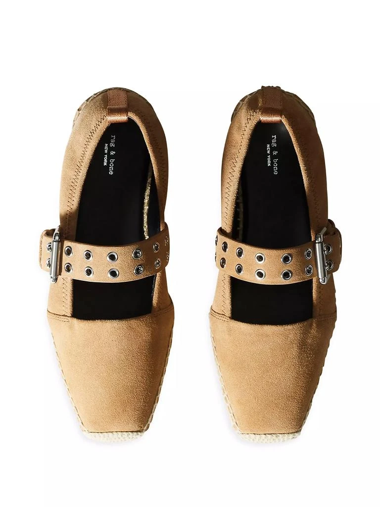 Rag & Bone Anteros Buckle-Detailed Suede Espadrilles 5