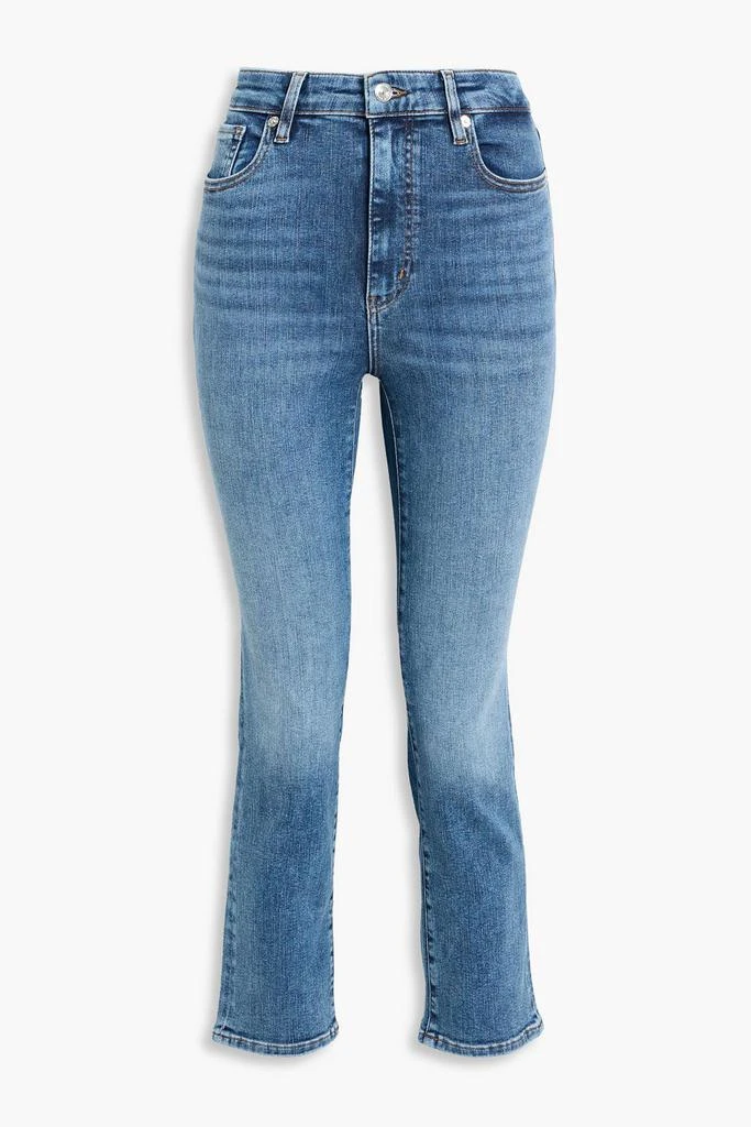 FRAME The Pencil Crop high-rise slim-leg jeans