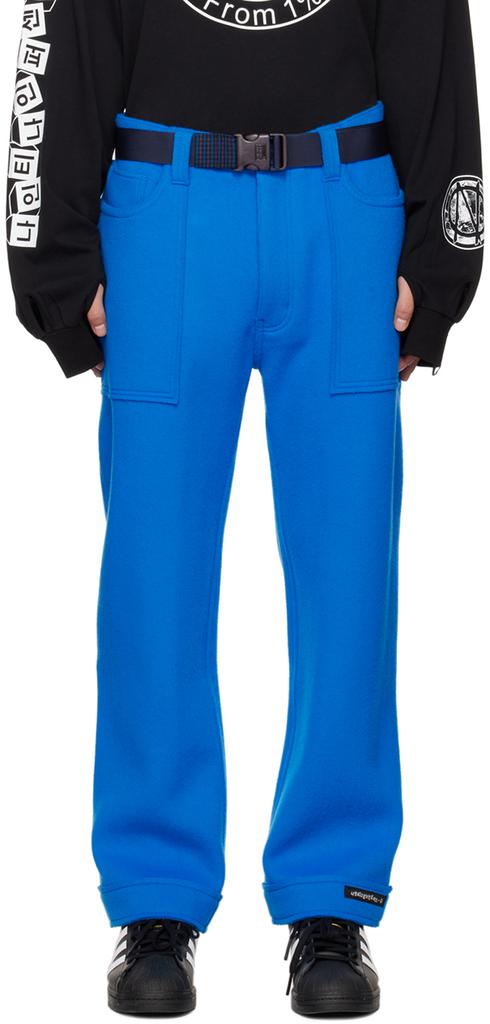 99%IS- Blue Bondage Trousers