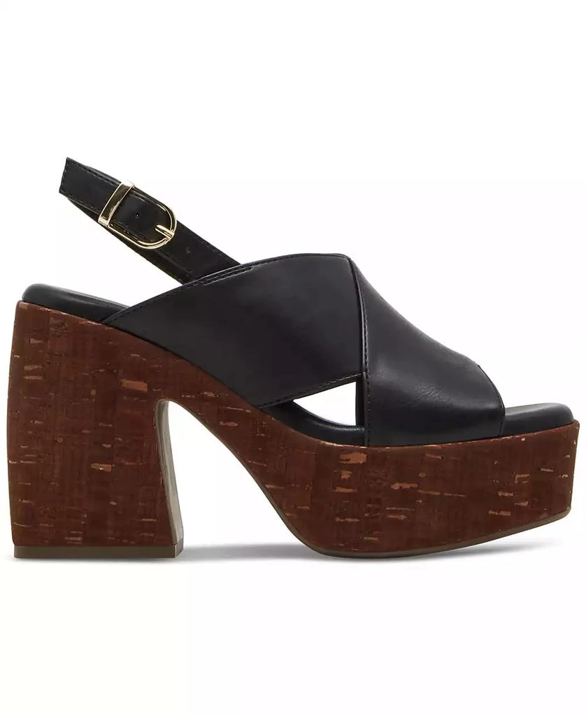 Madden Girl Terrific Crisscross Platform Slingback Sandals 2