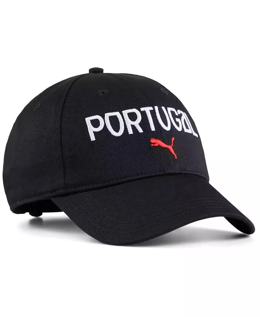 Puma Men's and Women's Black Portugal National Team Fan Adjustable Hat 1
