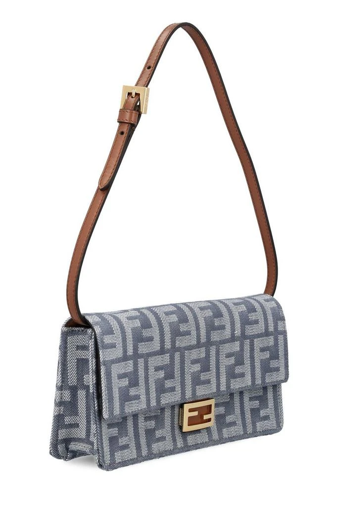Fendi Fendi Baguette FF Jacquard Chain-Linked Wallet 3