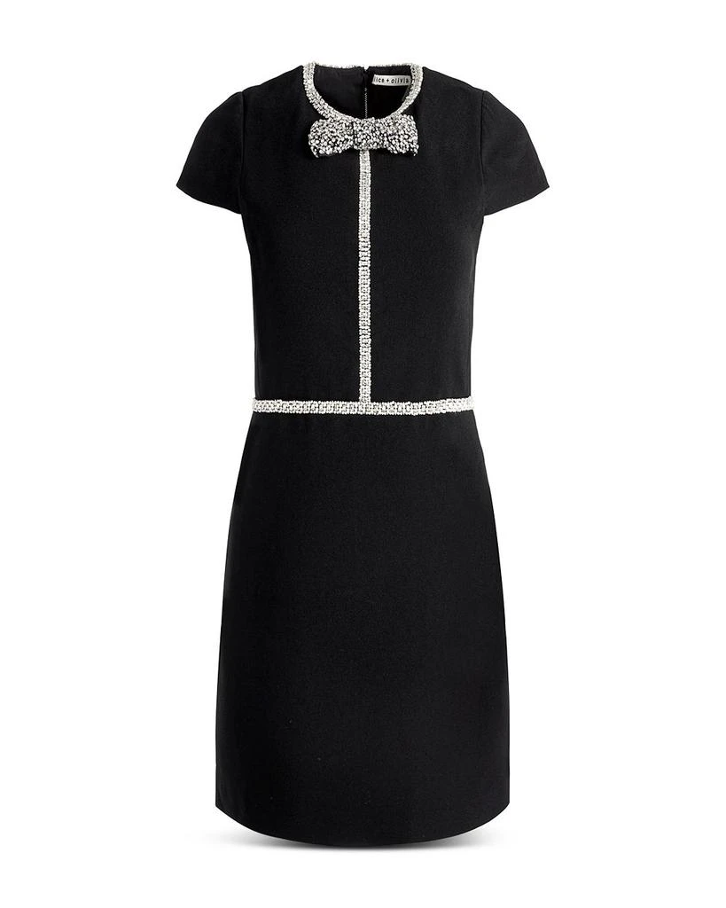 Alice + Olivia Sophie Embellished Cap Sleeve Mini Dress 9
