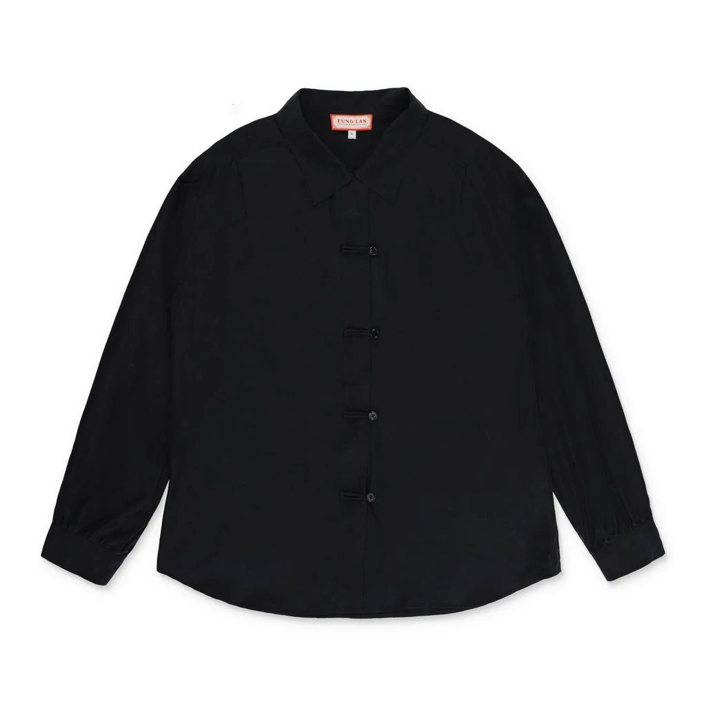 Fung Lan and Co. SILK BLACK BLOUSE