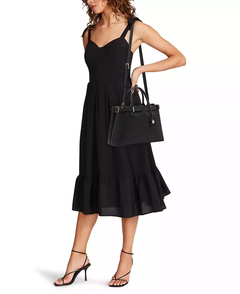 Anne Klein Belted Convertible Large Satchel Bag 7